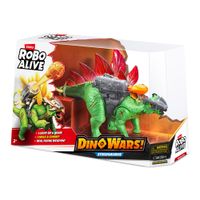 Robo Alive Stegosaurio de Guerra 25cm Realista Dino Wars